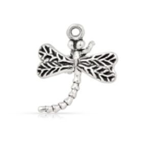 Artisan Handmade Sterling Silver Dragonfly Pendant